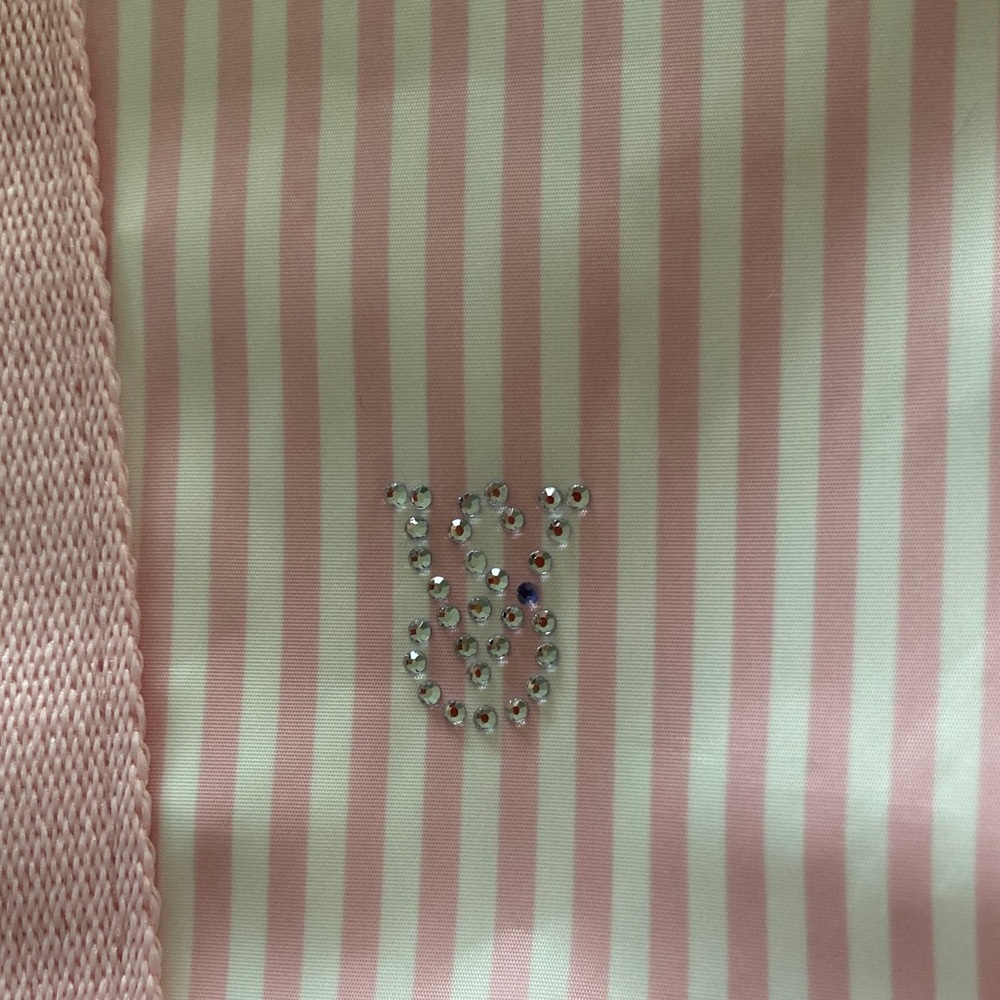 New VS Pink Striped Tote Bag - Picture 3 of 3